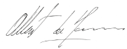 Signature du Prince