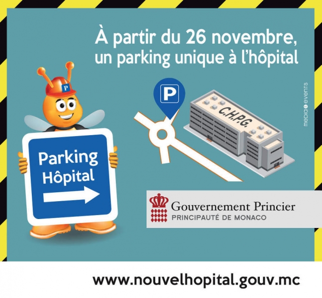 A partir du 26 novembre, un parking unique pour les visiteurs du CHPG