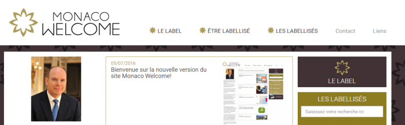 Bienvenue sur la nouvelle version du site Monaco Welcome!