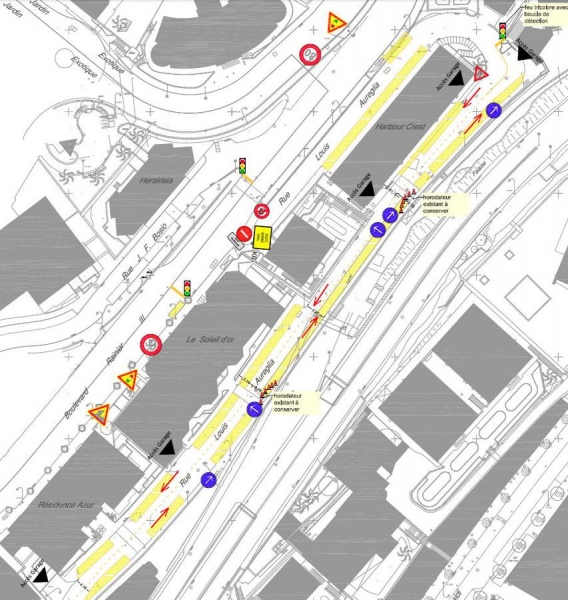 La rue Louis Aureglia fermée à la circulation du 1er au 26 août