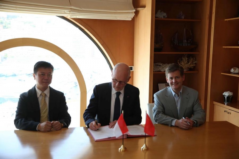 Signature of a Memorandum of Understanding between Monaco and Alipay