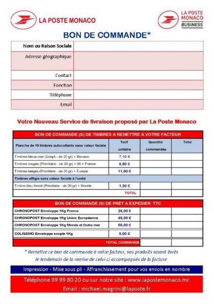 La Poste Monaco lance un nouveau service de proximité à la demande !